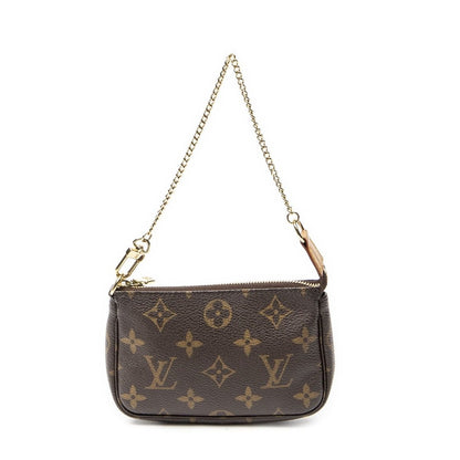 Louis Vuitton Mini Pochette Brown Monogram Canvas Shoulder Bag