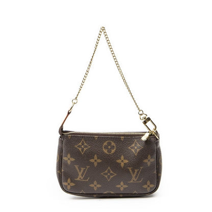 Louis Vuitton Mini Pochette Brown Monogram Canvas Shoulder Bag — view 5