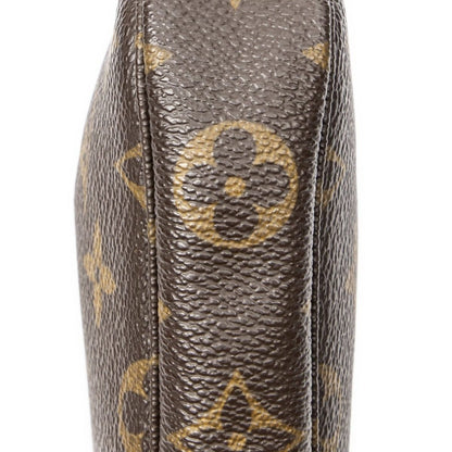 Louis Vuitton Mini Pochette Brown Monogram Canvas Shoulder Bag — view 7
