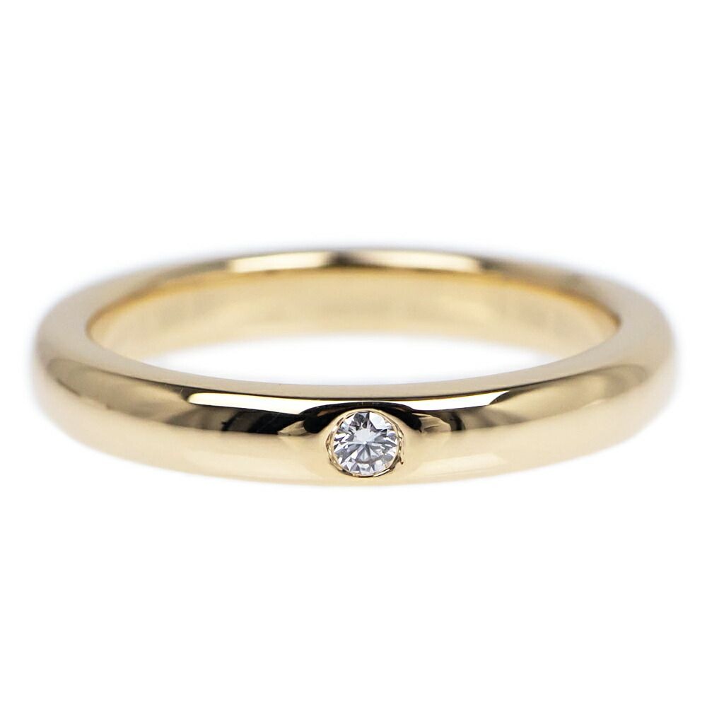 Tiffany & Co Stacking Band Ring 18K Diamond