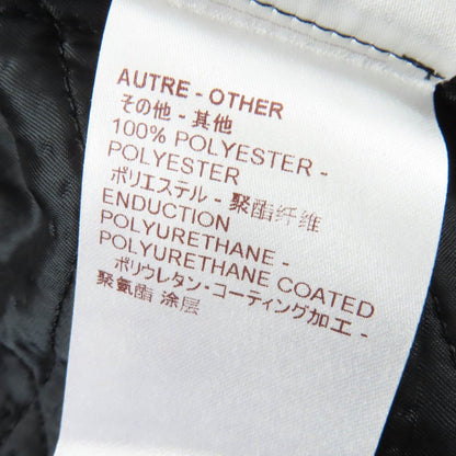 Louis Vuitton Leather Piping Monogram Fringe Coat White Indigo 34 — view 10
