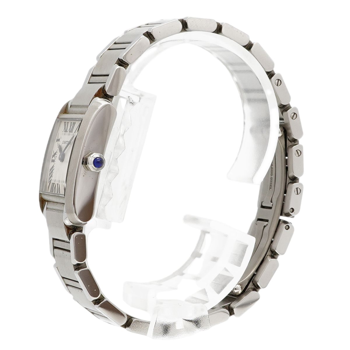 Cartier Tank Francaise SM Ivory Dial Watch — view 2