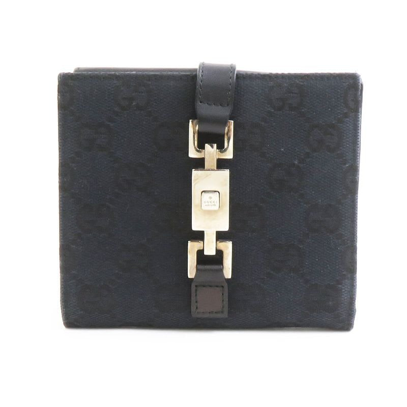 Gucci Bifold Wallet GG Canvas Jackie