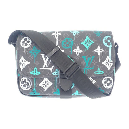 Louis Vuitton Archie Messenger Shoulder Bag Monogram Eclipse Black
