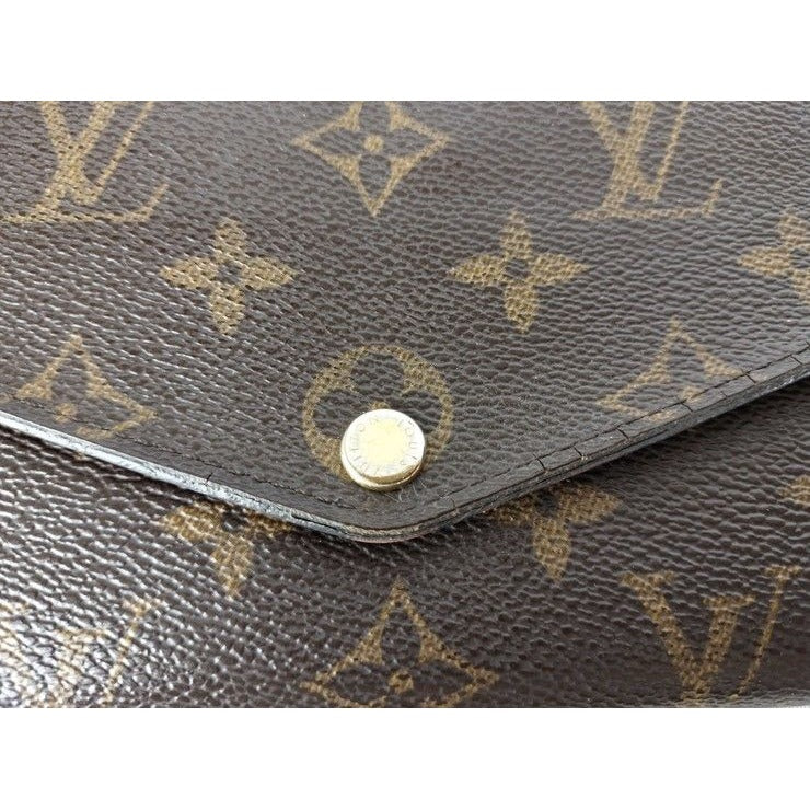 Louis Vuitton Wallet Portefeuille Sarah Brown Coquelicot Monogram X — view 4