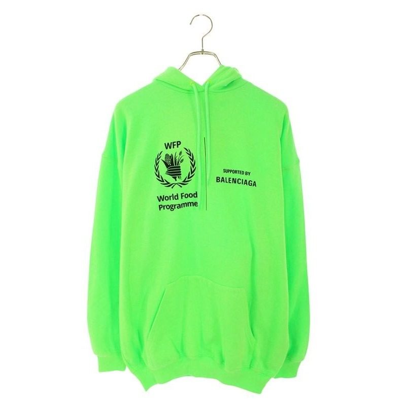 Balenciaga Wfplogo Printed Pullover Hoodie