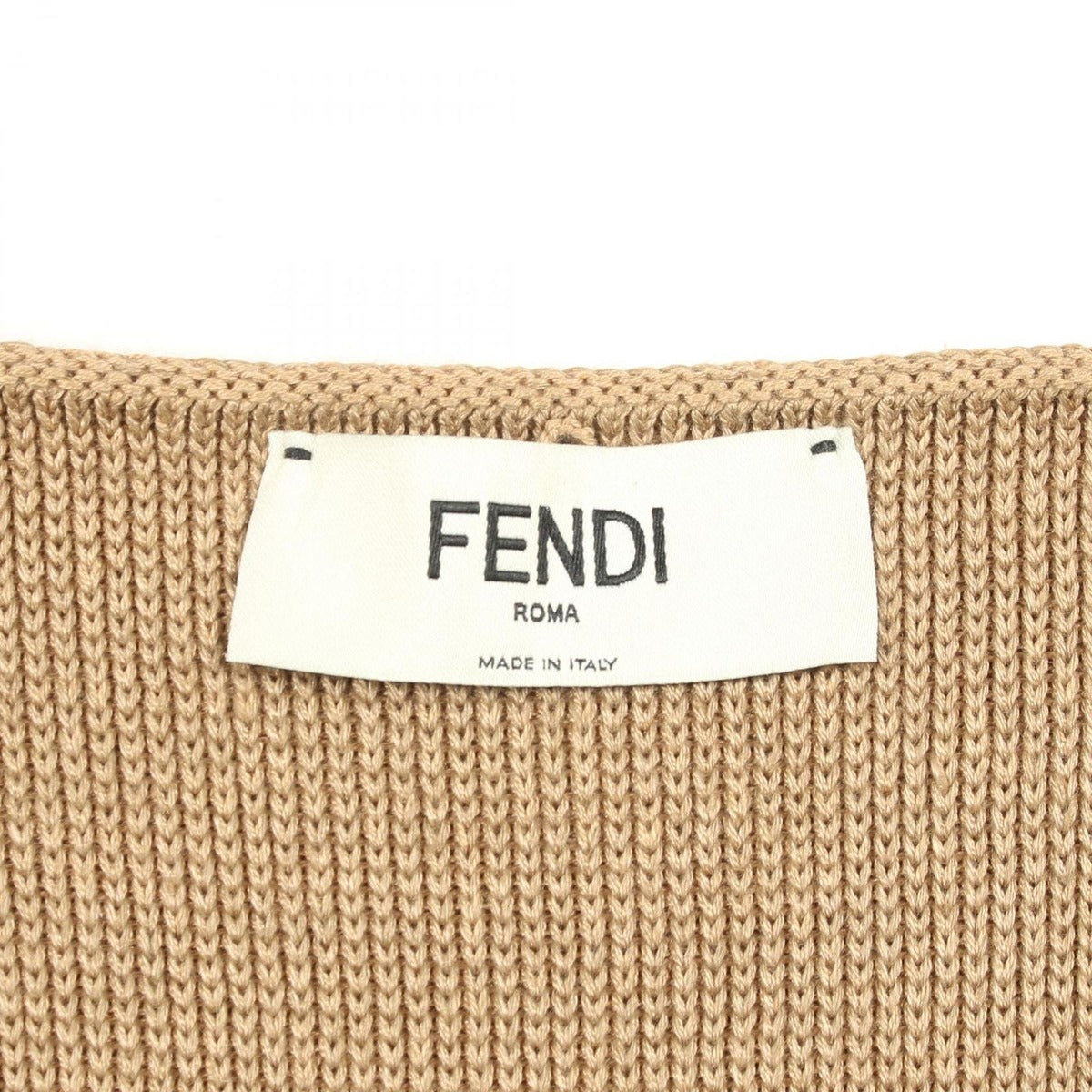 Fendi Knit Beige Fabric Silk Sweater — view 3