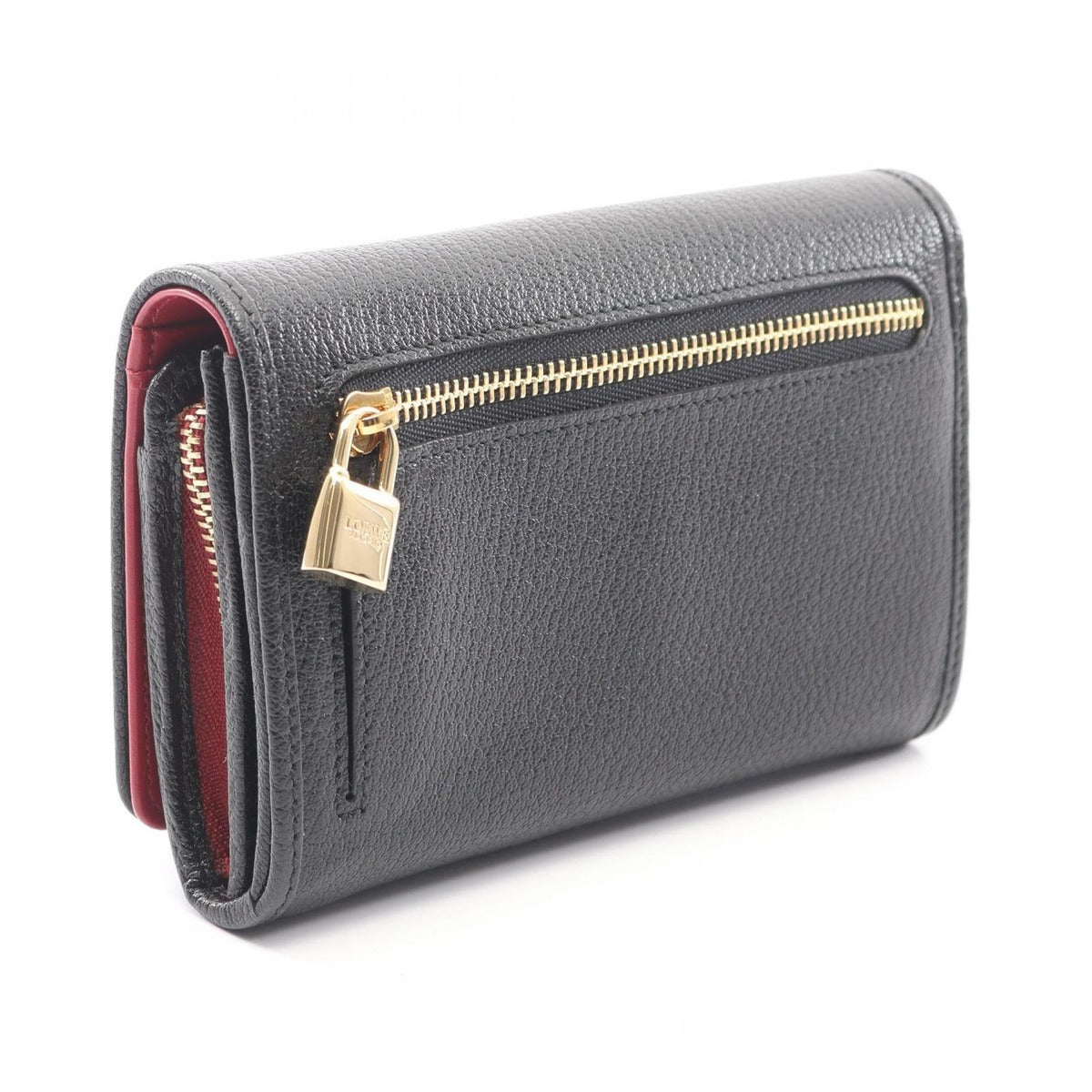 Loewe Bifold Wallet Anagram Black Leather Trifold — view 2