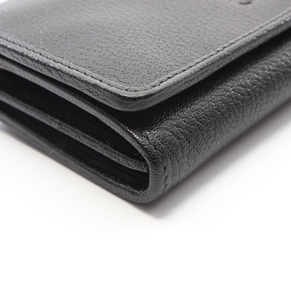 Loewe Bifold Wallet Anagram Black Leather Trifold — view 6