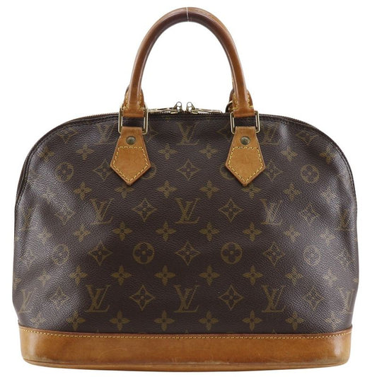 Louis Vuitton Alma M51130 Monogram Canvas Brown Vi0936 Ladies Handbag