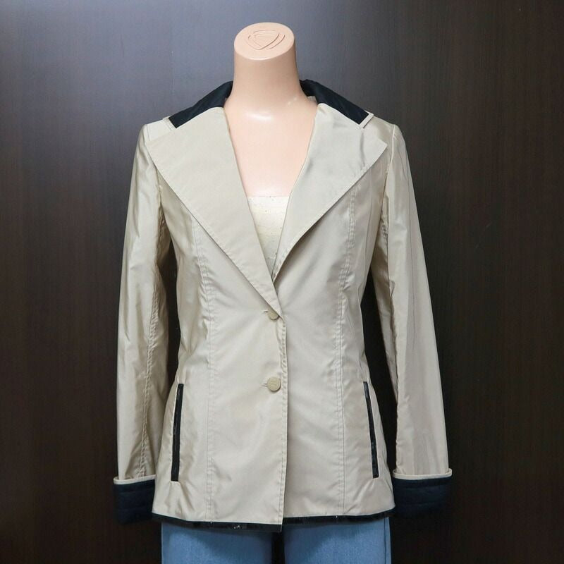 Chanel Tailored Jacket Bicolor Nylon 36