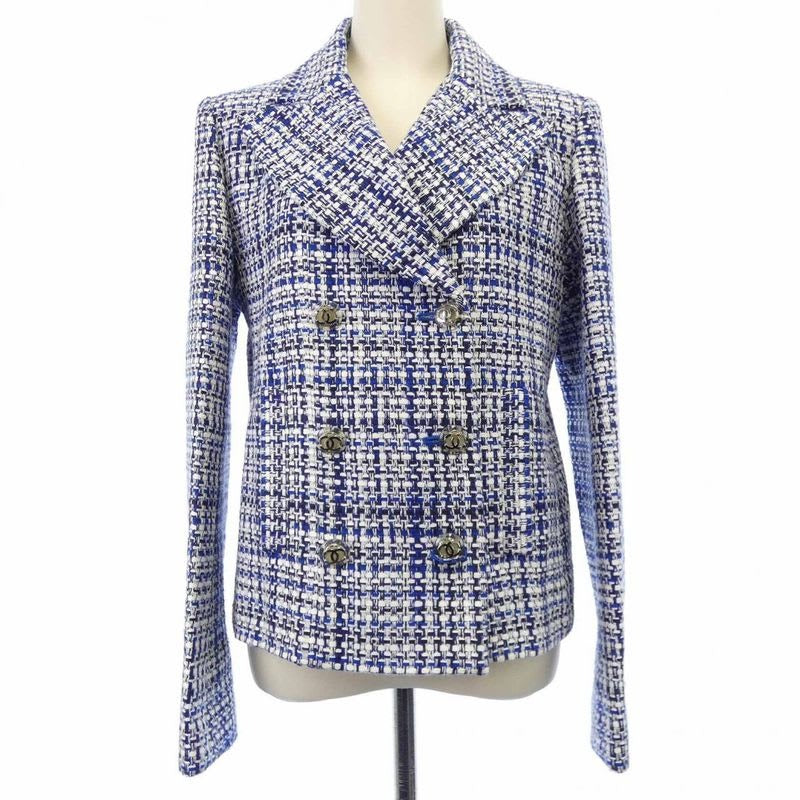 Chanel Size 38 Blue Jacket