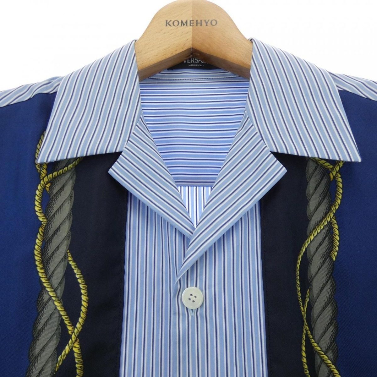 Versace S/s Shirt Blue — view 5