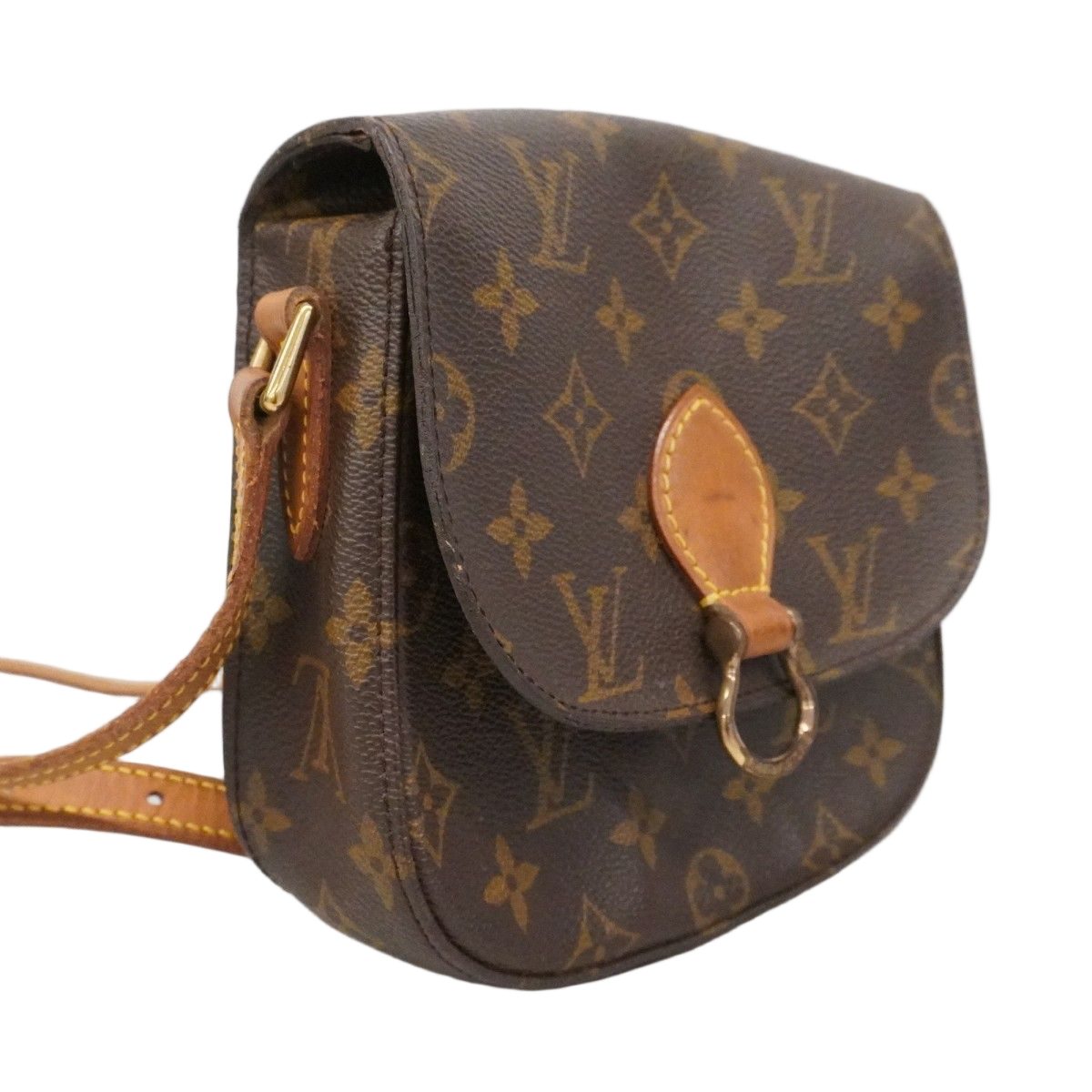 Louis Vuitton Shoulder Bag Monogram Mini Saint Cloud Brown — view 2