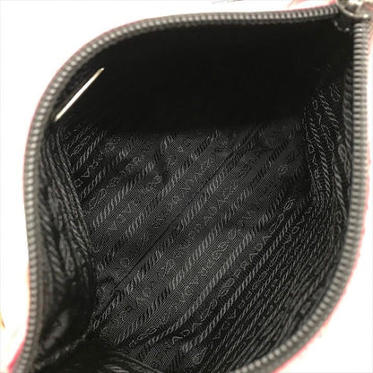 Prada Nylon Tessuto Quilted Pouch Case Pink