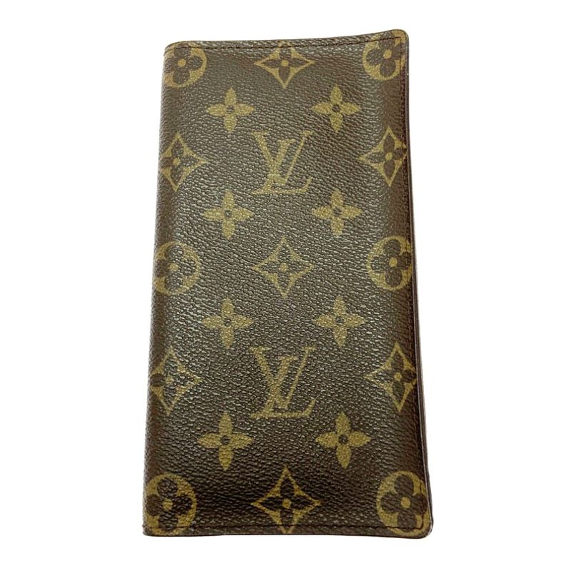 Louis Vuitton M60825 Monogram PVC Porte Cles Di Brown 403703 Long Wallet