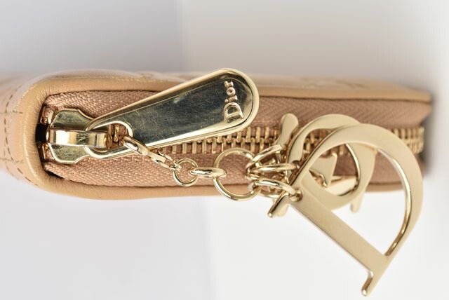 Christian Dior Wallet Christian Dior Long Wallet Diorissimo Beige Gold