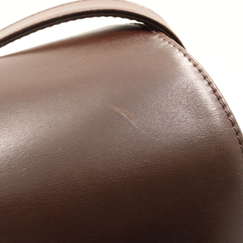 Gucci Old Gucci 001.109.1314 Calf And Suede Brown Women Shoulder Bag