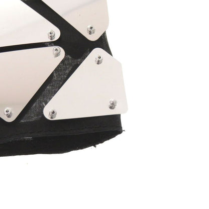 Prada Mirror Panel P126ur S222 Cotton Silver/black Mini Skirt 0333 Prada