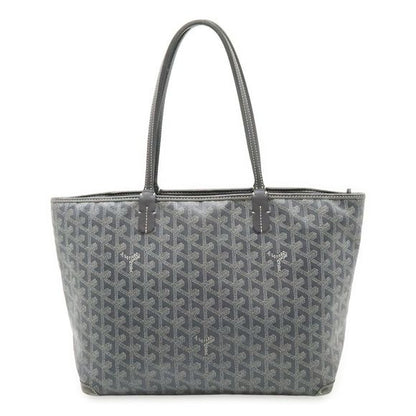 Goyard Artois PM Tote Bag Shoulder Bag Semi Shoulder PVC Leather Gray