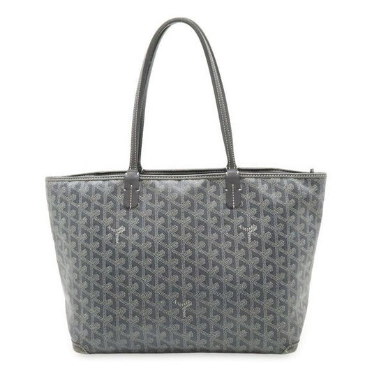 Goyard Artois PM Tote Bag Shoulder Bag Semi Shoulder PVC Leather Gray