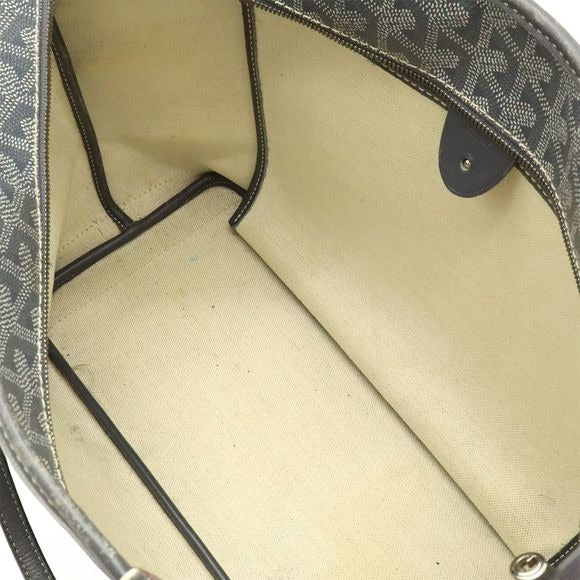 Goyard Artois PM Tote Bag Shoulder Bag Semi Shoulder PVC Leather Gray