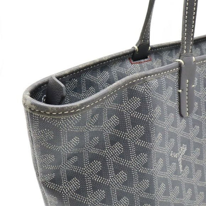 Goyard Artois PM Tote Bag Shoulder Bag Semi Shoulder PVC Leather Gray