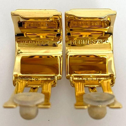 Hermes Earrings Ec21464 Gold GP Cloisonne