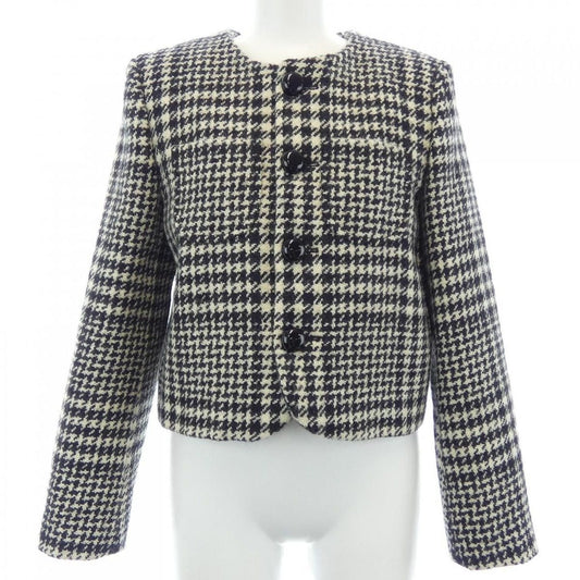 Celine Collarless Jacket Black