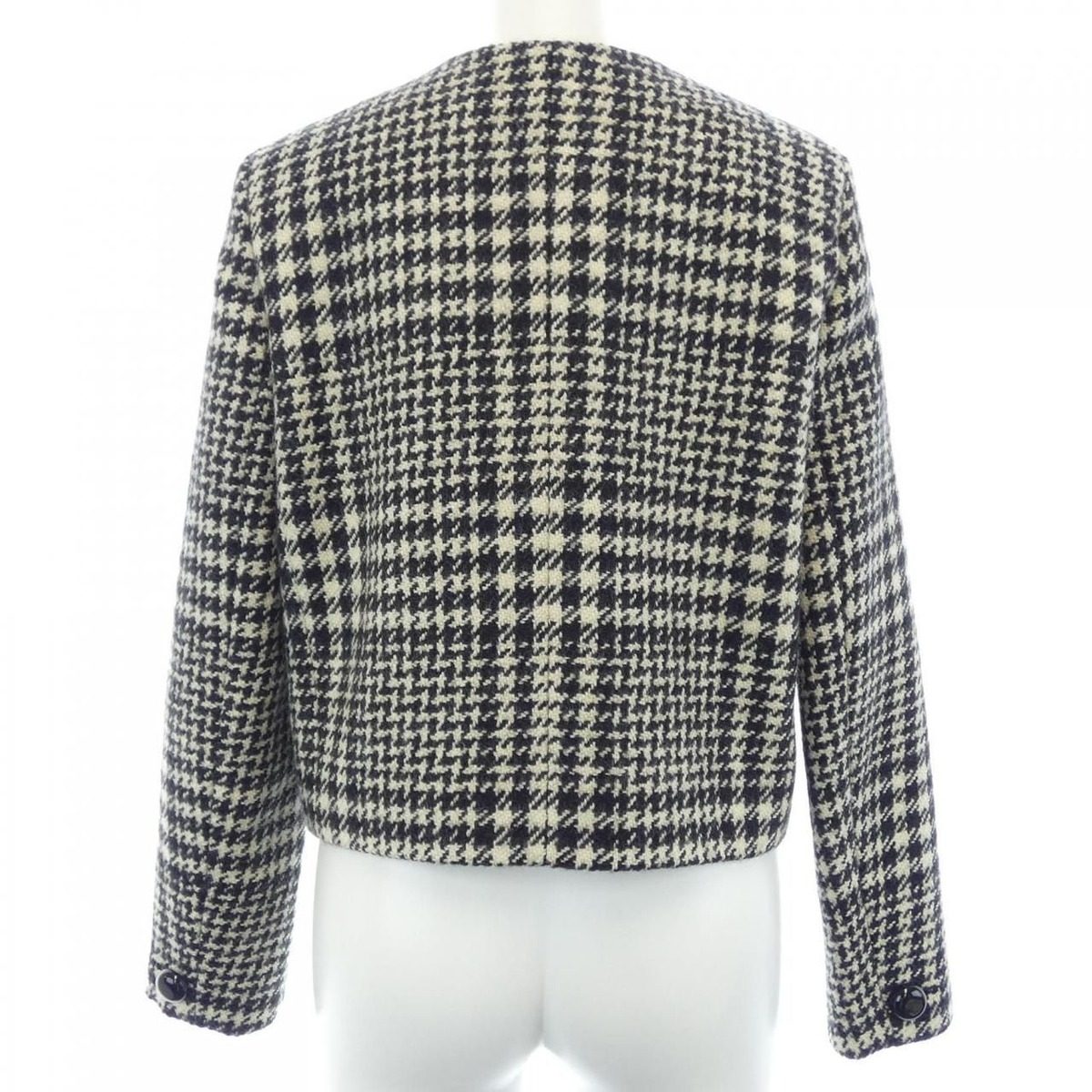 Celine Collarless Jacket Black — view 2