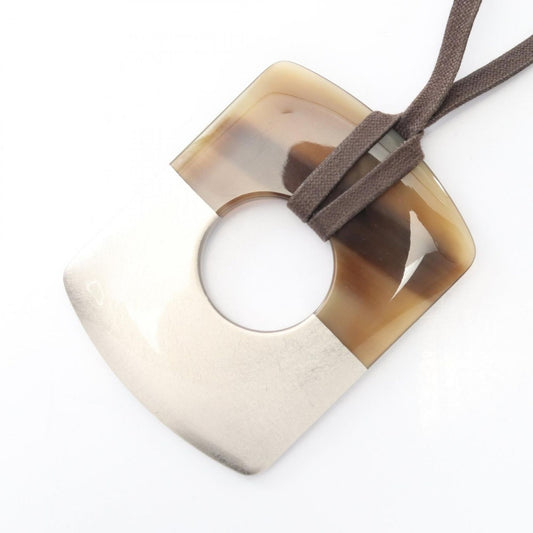 Hermes Necklace Dalva Brown