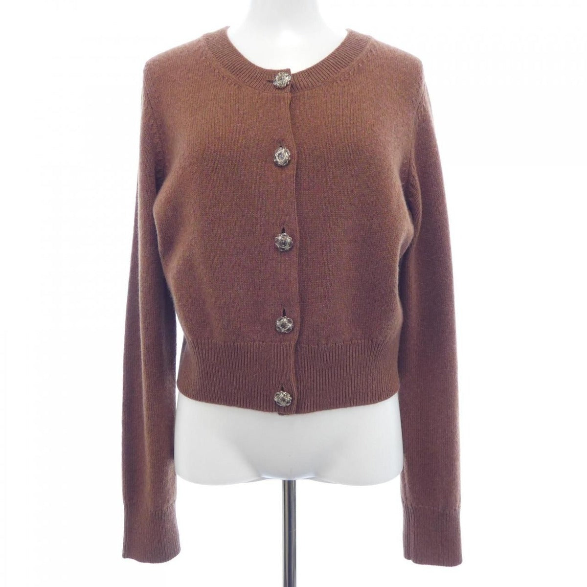 Chanel Cardigan Cashmere Brown