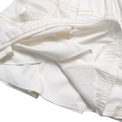 Prada Dress Size 38S Stitched Gathered Cap Sleeves Made In Italy 20250602 Ra4986