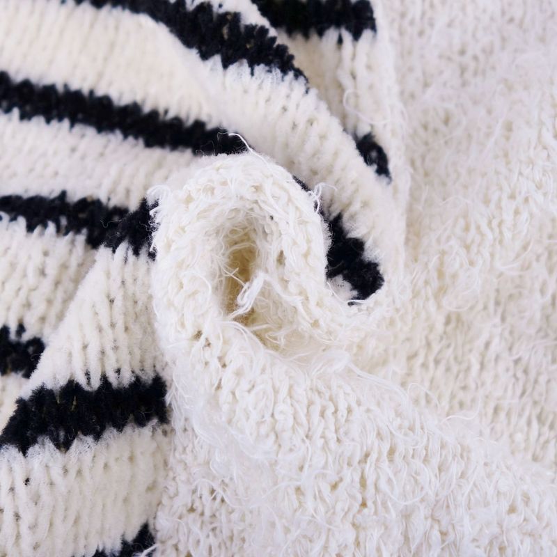 Loewe Cardigan Cordigan Buttonless Striped Wool