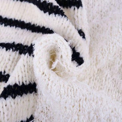 Loewe Cardigan Cordigan Buttonless Striped Wool