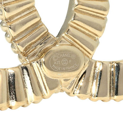 Chanel Brooch Rhinestone Brooch Gold
