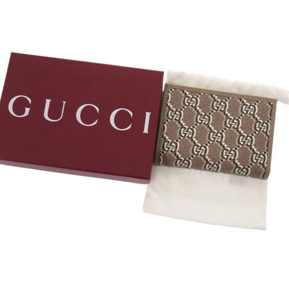 Gucci GG Shadow Medium Wallet 795060 Leather Brown Fold Wallet 1402 Gucci