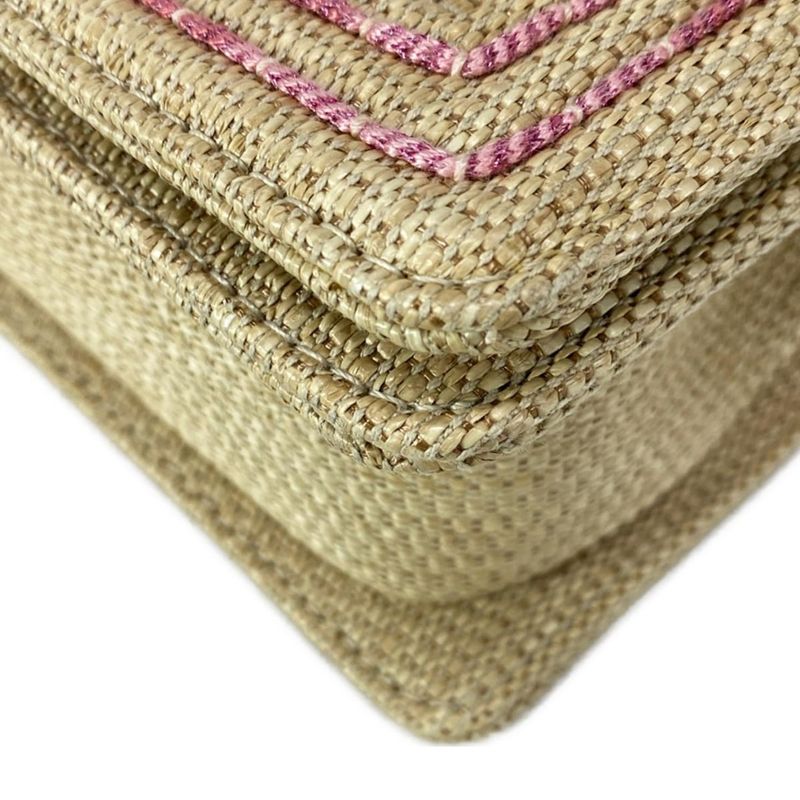 Chanel Shoulder Bag Boy Chanel / Chevron A67085 Beige And Pink Chain Shoulder /