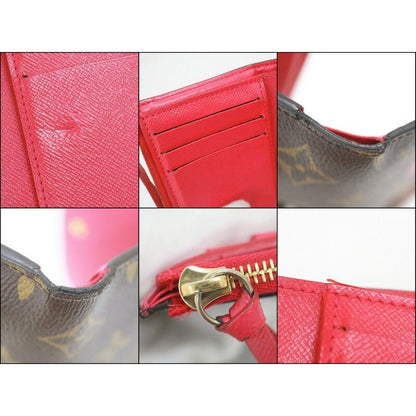 Louis Vuitton Portefeuille Victorine Vivianne Monogram Pink Trifold Brown — view 7