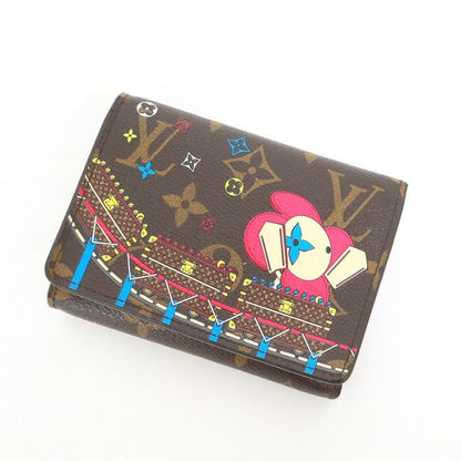 Louis Vuitton Portefeuille Victorine Vivianne Monogram Pink Trifold Brown