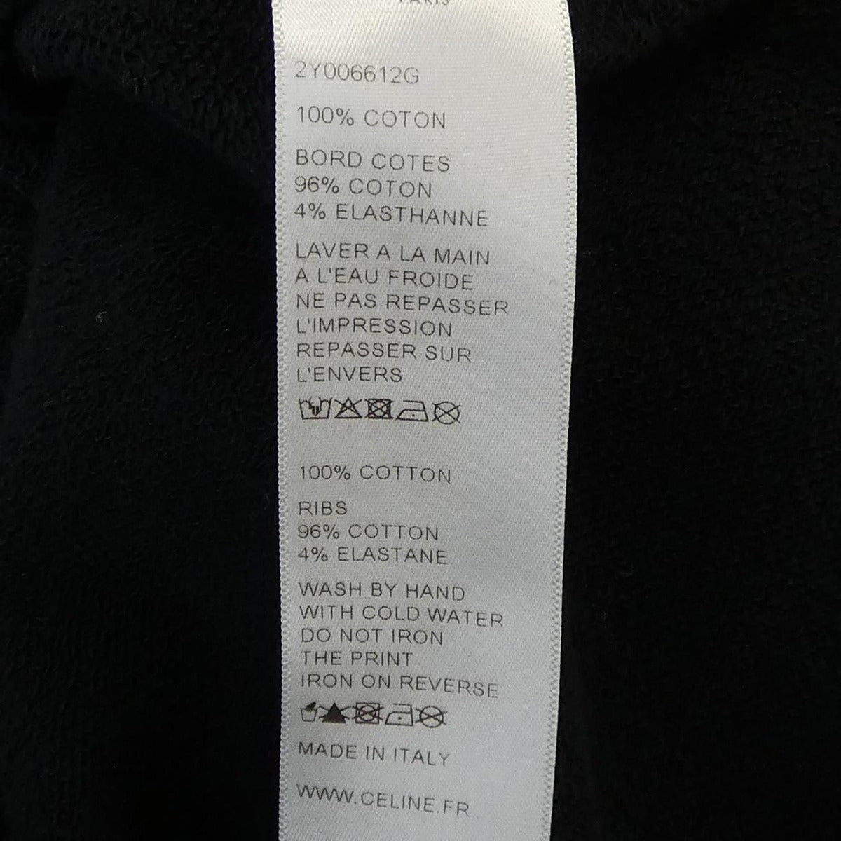 Celine Hoodie Black — view 3