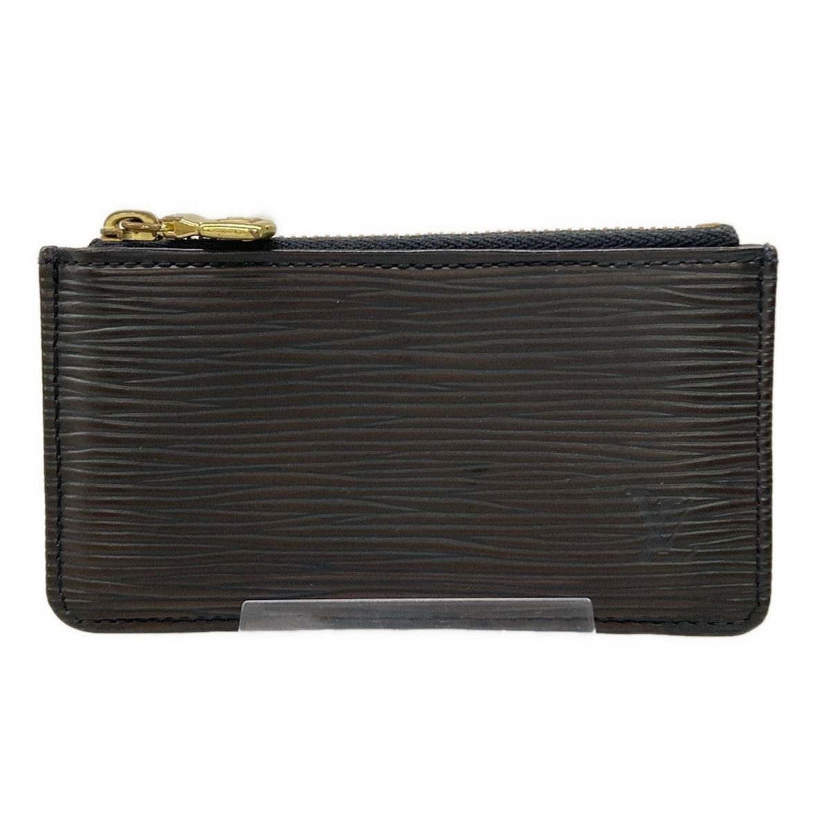Louis Vuitton Coin Case Epi Pochette Cles Noir Leather