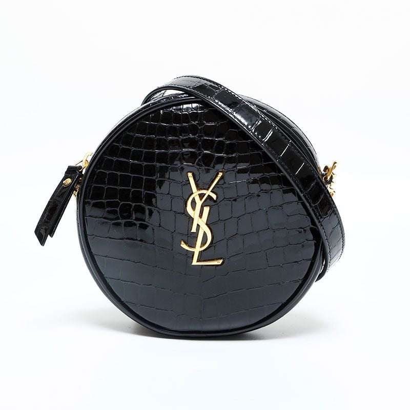 Saint Laurent Yves Shoulder Bag Patent Leather