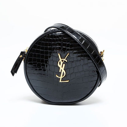 Saint Laurent Yves Shoulder Bag Patent Leather