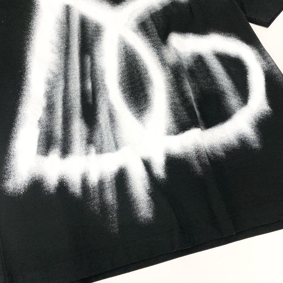 Dolce & Gabbana Bijou Graffiti T-Shirt Grafiti Logo Oversized 36 Black — view 5