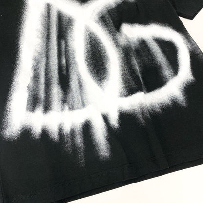 Dolce & Gabbana Bijou Graffiti T-Shirt Grafiti Logo Oversized 36 Black — view 5