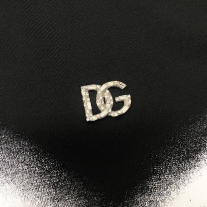 Dolce & Gabbana Bijou Graffiti T-Shirt Grafiti Logo Oversized 36 Black — view 6