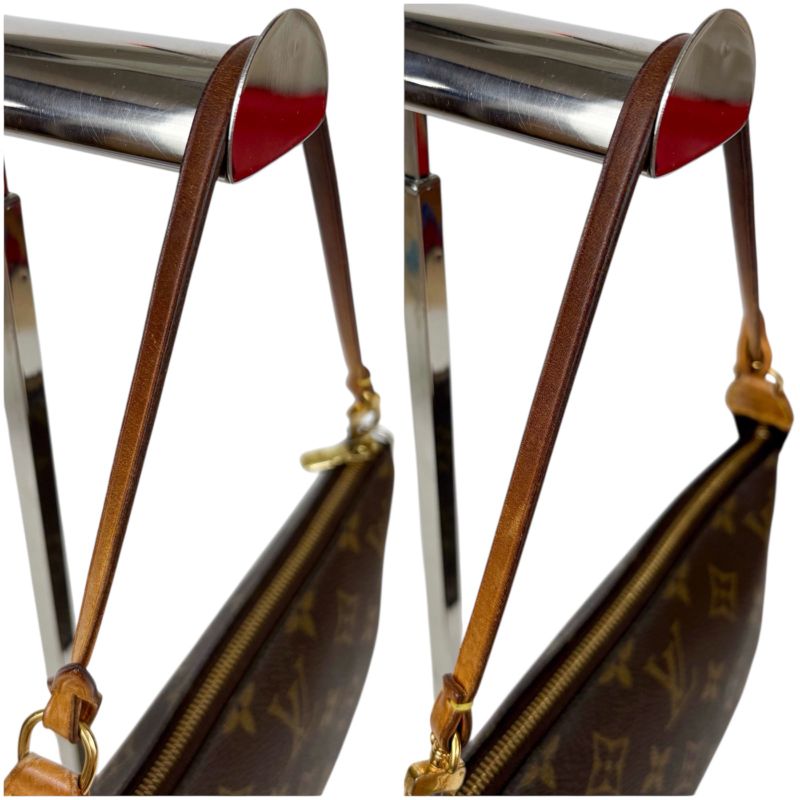 Louis Vuitton Accessoire Pochette Monogram Leather Accessory Pouch Mini Handbag