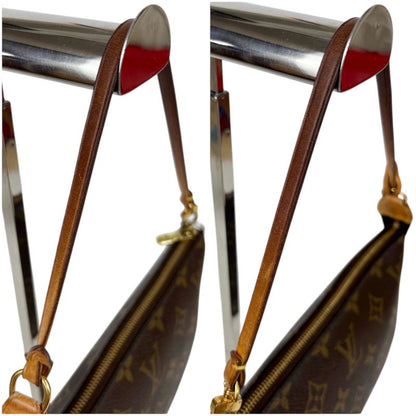 Louis Vuitton Accessoire Pochette Monogram Leather Accessory Pouch Mini Handbag