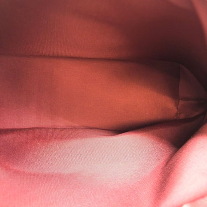 DIOR Cannage Chain Shoulder Bag Handbag Red Enamel/leather Women Fashion